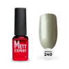 Гель-лак Mett Expert Sparkles collection №240 Перлинний зі срібним шиммером 7 г
