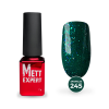 Гель-лак Mett Expert Sparkles collection №245 Смарагдовий з блискітками 7 г