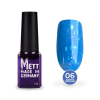 Кольорова база Mett Expert Summer vibes base №06 Sea Blue Синя зі срібною поталлю 7 г