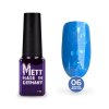 Кольорова база Mett Expert Summer vibes base №06 Sea Blue Синя зі срібною поталлю 7 г