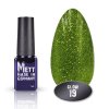 Гель-лак Mett Glow 019, світловідбивний, трав“янистий 7 мл