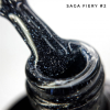 SAGA professional Гель-лак Fiery gel 02 (чорний з мікроблиском, світловідбивний), 9 мл