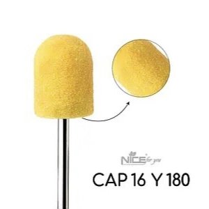 Пісочний ковпачок для педикюру CAP 16 Y 180 Nice for you