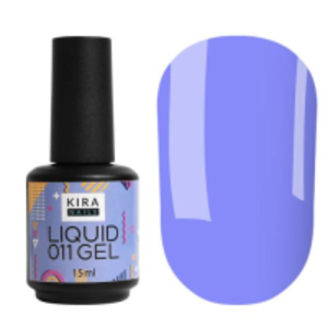 Рідкий гель Kira Nails Liquid Gel 011 (волошковий), 15 мл
