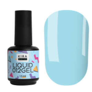 Рідкий гель Kira Nails Liquid Gel 012 (блакитний), 15 мл