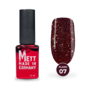 Світловідбивний гель-лак Mett Expert Flash №07 Стигла вишня 12 г