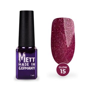 Гель-лак світловідбивний Mett Expert Glow No015 Пурпуровий 7 г
