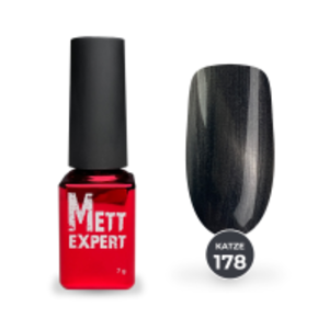 Гель-лак Mett Expert Котяче око Katze №178 Сіро-коричневий 7 г