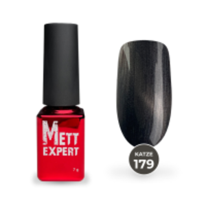 Гель-лак Mett Expert Котяче око Katze №179 Кричнево-сірий 7 г