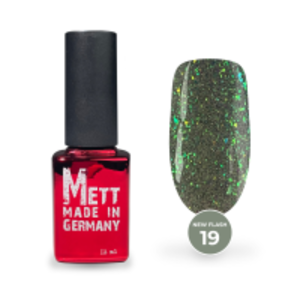 Світловідбивний гель-лак Mett Expert NEW Flash №19 Золотий опал 12 г