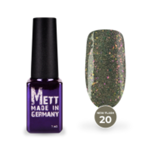 Світловідбивний гель-лак Mett Expert NEW Flash №20 Перлинний рожевий 7 г