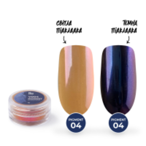 Дзеркальна пудра Mett Expert Хамелеон №004 Сапфіровий 1 г