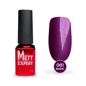 Гель-лак Mett Expert No081 Пурпурово-рожевий із шимером 7 г