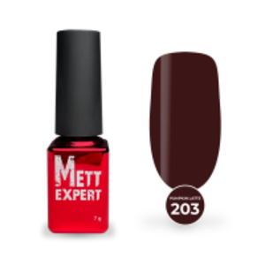 Гель-лак Mett Expert Pumpkin latte collection №203 Червоно-коричневий 7 г