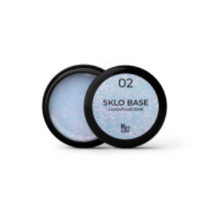 Камуфлювальна база Mett Expert SKLO base №02 Молочна з золотою та рожевою поталлю 30 г