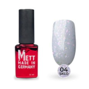 Камуфлювальна база Mett Expert SKLO base №04 Молочна з рожевою та фіолетовою поталлю 12 г