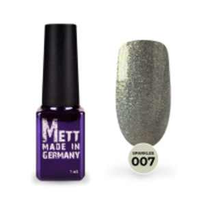 Гель-лак Mett Expert Sparkles collection №007 Голографічне срібло 7 г
