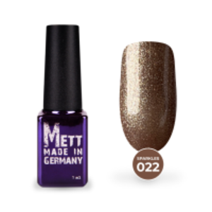 Гель-лак Mett Expert Sparkles collection №022 Рожева голографічна бронза 7 г