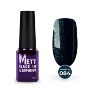 Гель-лак Mett Expert Sparkles collection №084 Чорно-зелений з шиммером 7 г