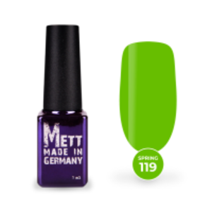 Гель-лак Mett Expert Spring colors №119 Салатовий 7 г