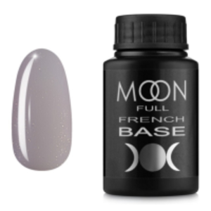 Moon Full Base French №17 - база для гель лака, 30 мл. (серый с мелким шиммером)