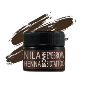 ХНА ДЛЯ БРІВ ТА БІОТАТУ NILA КОРИЧНЕВА 10Г