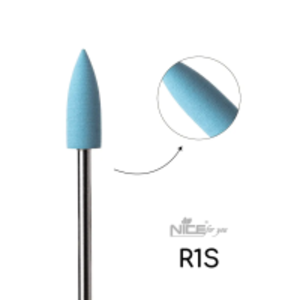 Силиконовая фреза КОНУС средний синий R1S Nice for you