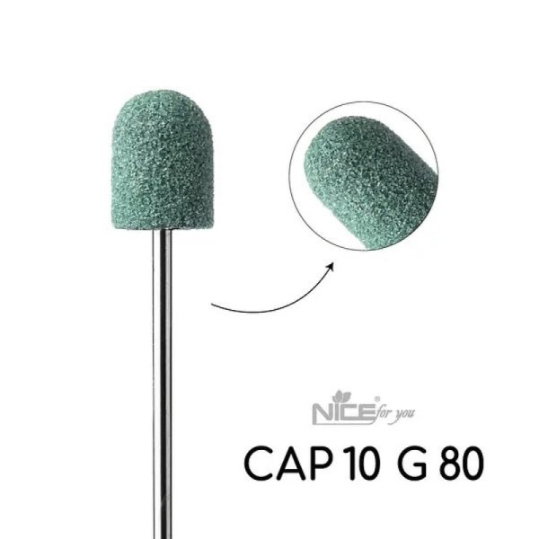 Пісочний ковпачок для педикюру CAP 10 G 80 Nice for you