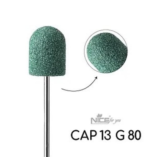 Пісочний ковпачок для педикюру CAP 13 G 80 Nice for you
