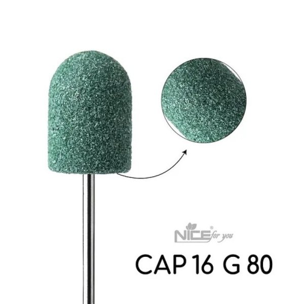 Пісочний ковпачок для педикюру CAP 16 G 80 Nice for you