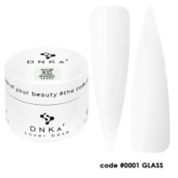 Акрил-гель для нігтів DNKa Аcryl Gel 0001 Glass, 30 мл