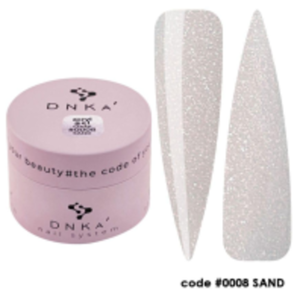 Акрил-гель для нігтів DNKa Аcryl Gel 0008 Sand, 30 мл