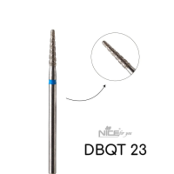 Фреза алмазная ТОРНАДО КОНУС DВQT 23 Nice for you синий