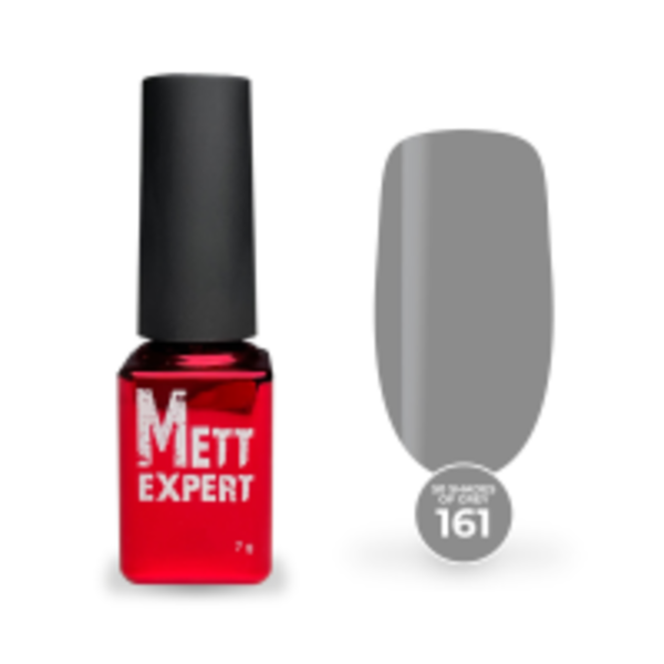 Гель-лак Mett Expert 50 shades of grey №161 Перлинно-сірий 7 г