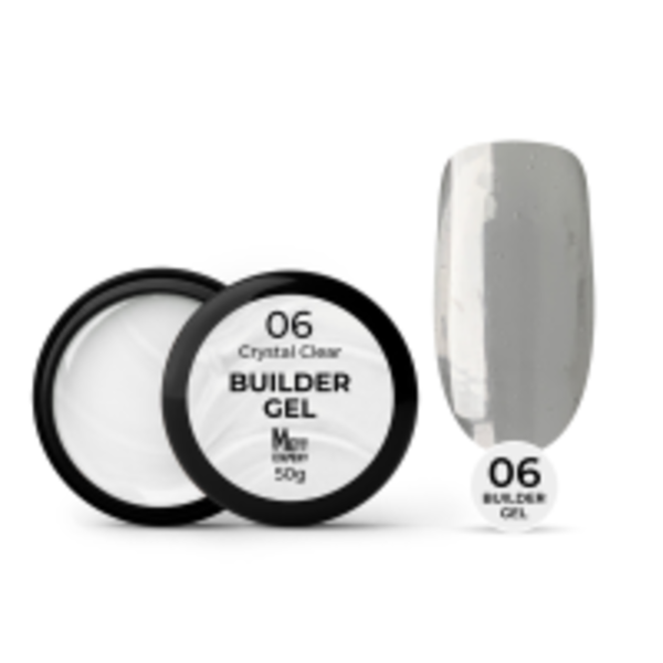 Гель для нарощування Mett Expert Builder gel Crystal clear №06 Прозорий 50 г