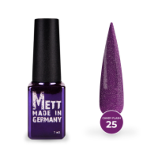 Світловідбивний гель-лак Mett Expert Candy Flash №25 Фіолетовий 7 г