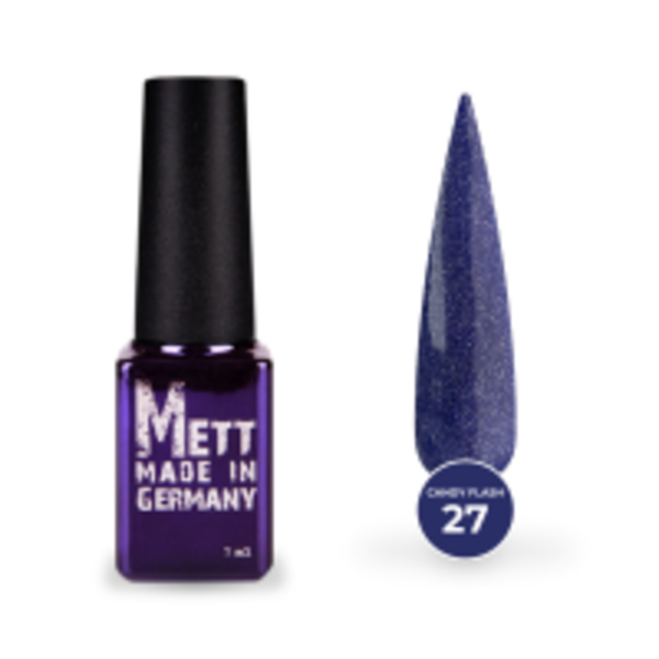 Світловідбивний гель-лак Mett Expert Candy Flash №27 Синій 7 г