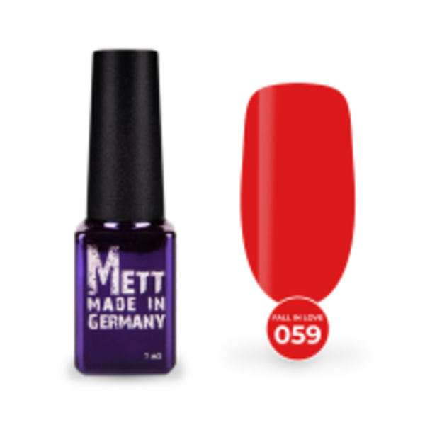 Гель-лак Mett Expert Fall in love collection №059 Червоний корал 7 г