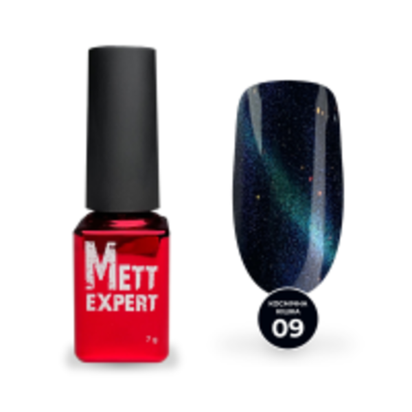 Гель-лак Mett Expert Katze 5D №09 Синьо-блакитний 7 г