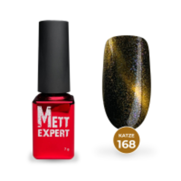 Гель-лак Mett Expert Котяче око Katze №168 Медовий 7 г