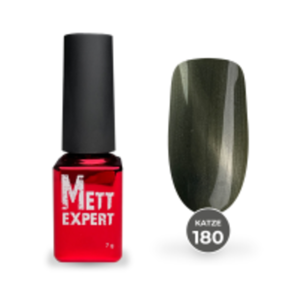 Гель-лак Mett Expert Котяче око Katze №180 Хакі 7 г