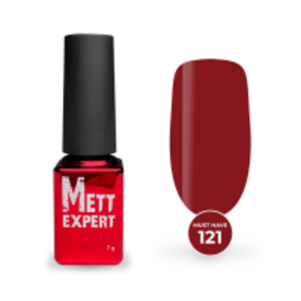 Гель-лак Mett Expert Must have №121 Стигла вишня 7 г