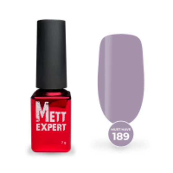 Гель-лак Mett Expert Must have №189 Блідий світло-фіолетовий 7 г