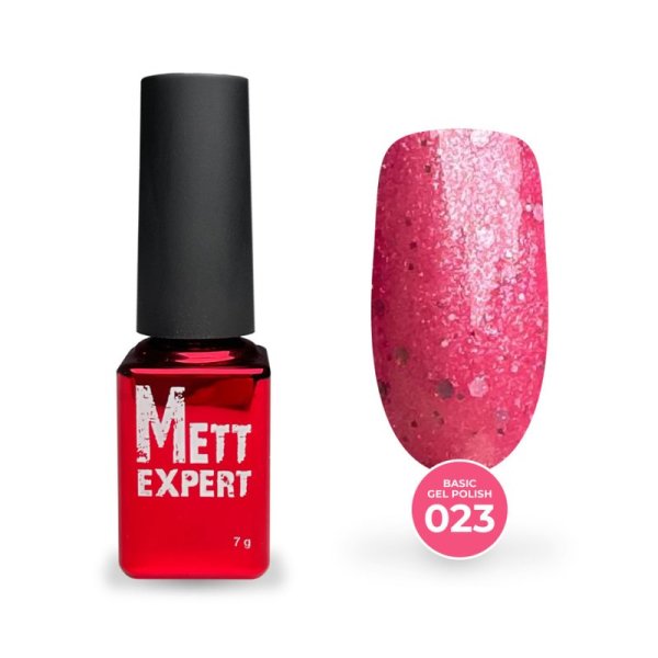 Гель лак Mett Expert №023 Рожевий блиск 7 г