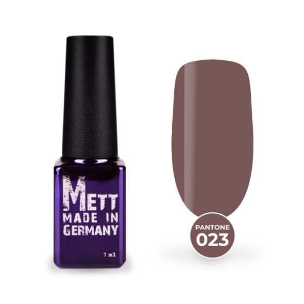 Гель-лак Mett Expert Раntone collection №023 Коричнево-сірий 7 г