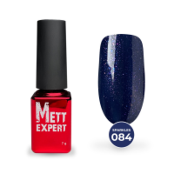 Гель-лак Mett Expert Sparkles collection №084 Сапфіровий з шиммером 7 г