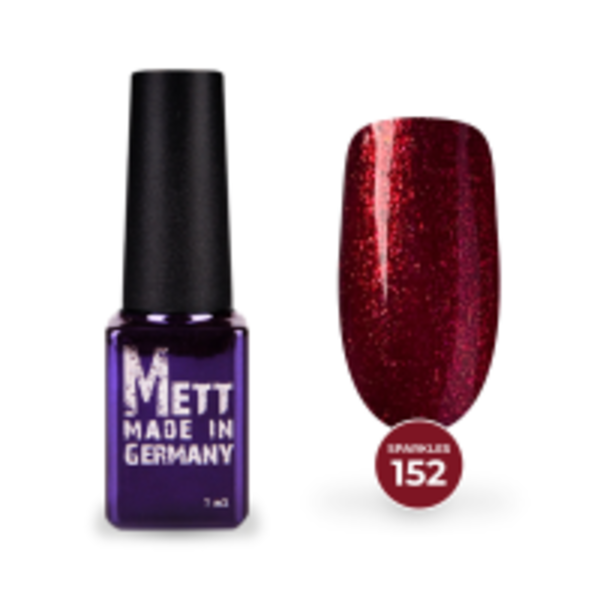 Гель-лак Mett Expert Sparkles collection №152 Малиновий з шиммером 7 г