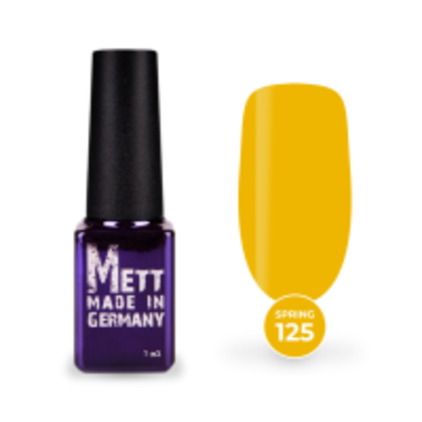 Гель-лак Mett Expert Spring colors №125 Жовтий 7 г