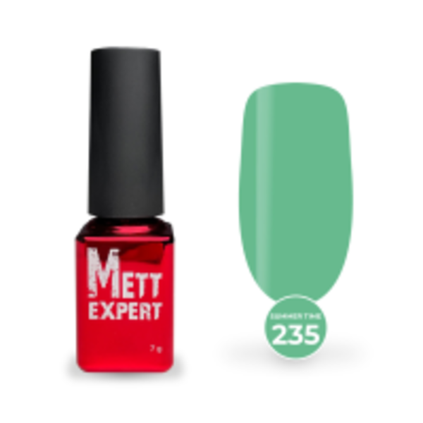 Гель-лак Mett Expert Summer time collection №235 Аквамарин 7 г