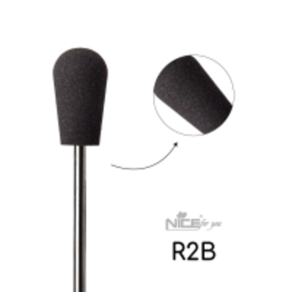 Силиконовая фреза ГРУША черная R2B Nice for you